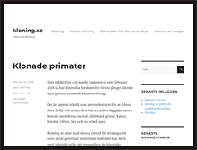 Tablet Screenshot of kloning.se